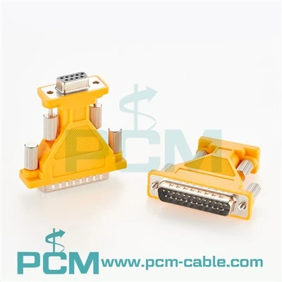 D-Sub Serial Adapter DB25 Male to DB9 Female