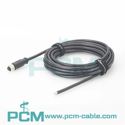 Flexible M12 8-Pin Sensor Pigtail