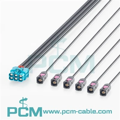 GEMnet Z to 6 A Code Cable TE 1-2428482-4 to TE 2368003-1