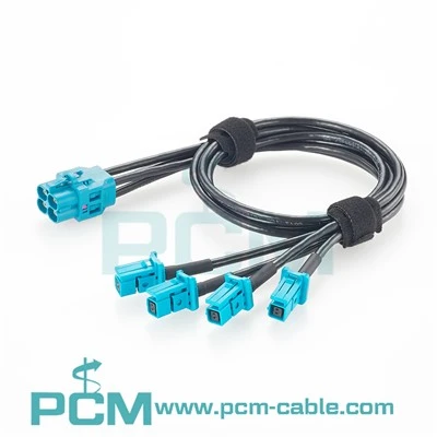 H-MTD to MATEnet Automotive Ethernet Cable