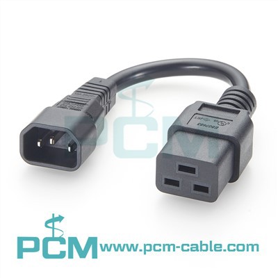 IEC-60320 C14 To C19 Power Cord