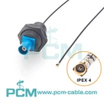 Automotive IPEX Gen4 To Fakra RF Cable RG113 IP67 Bulkhead Connector