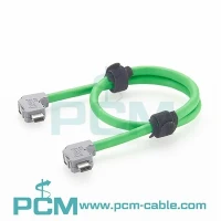 IX Industrial Dual-Angle EtherCAT Cable