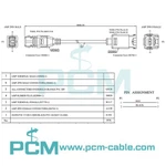 Junior Power Timer Cable 2 Way JPT Male To Female