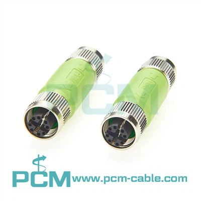 M12 X-Code Female To Female Inline Connector