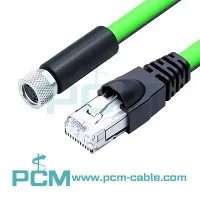 M8 Female To RJ45 Profinet Cable