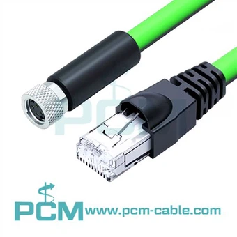 M8 Female To RJ45 Profinet Cable