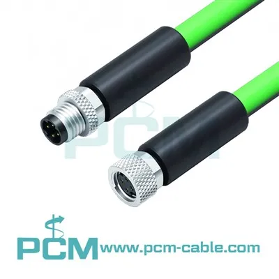 M8 Profinet Cable 4 Pin Male To Female