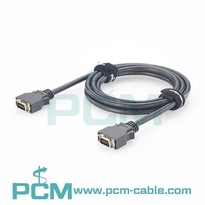 Mini MDR 14 Pin SCSI Cable With Latch Lock