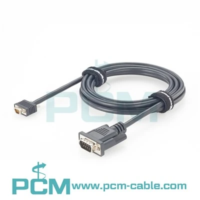 Micro-D 9 Pin Male to DB9 Male Cable