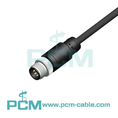 Power I/O Cable M12 Male 8 Pin To Open End