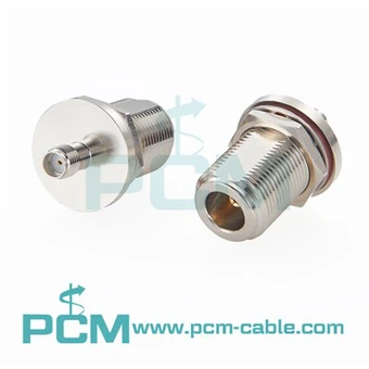 SMA To N-Type Bulkhead Mount Adapter