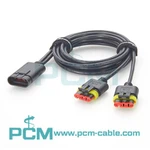 TYCO AMP SUPERSEAL 4-Pole Y Splitter With Cable