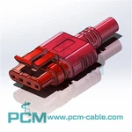 TYCO AMP SUPERSEAL Connector Cable 4 Pole