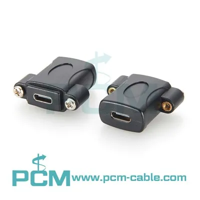 USB 3.1 Type C Panel Mount Adapter