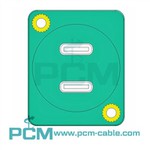 Dual USB C 3.1 Panel Mount Adapter