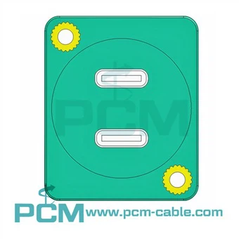 Dual USB C 3.1 Panel Mount Adapter