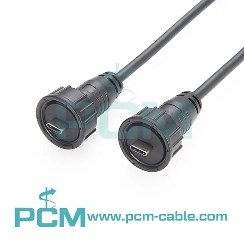 USB C IP67 Waterproof Cable Male To Male