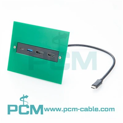 USB C Multiport Adapter 10Gbps USB Type-C Mini Dock With 4K 60Hz DisplayPort USB Hub