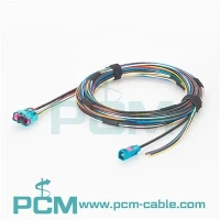 Waterproof H-MTD 6 Pin To H-MTD MQS Ethernet Cable