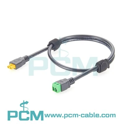 XT30 Female to 2 Pin Terminal Block Power Cable 18AWG