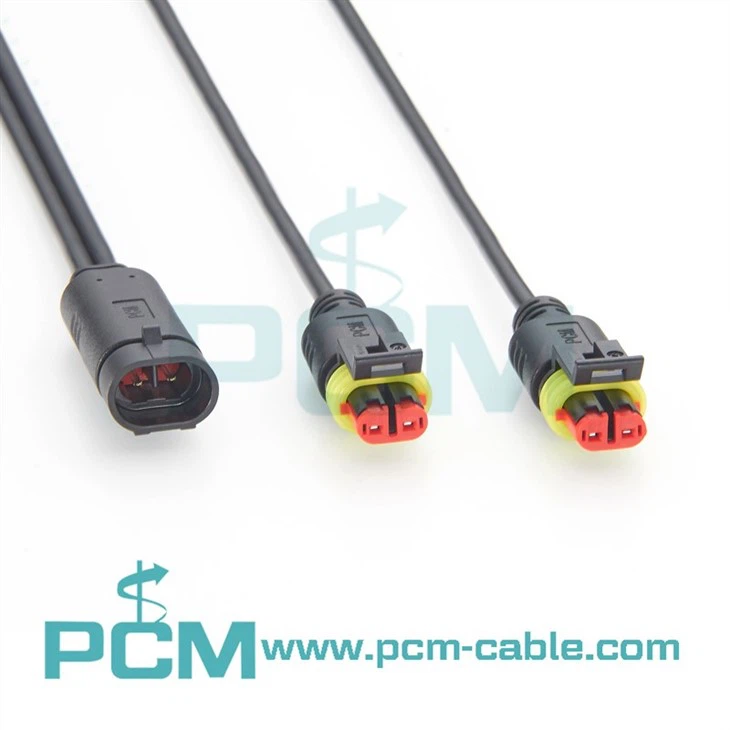 SUPERSEAL 2 Pin Y Splitter Cable Assembly 282104 282080