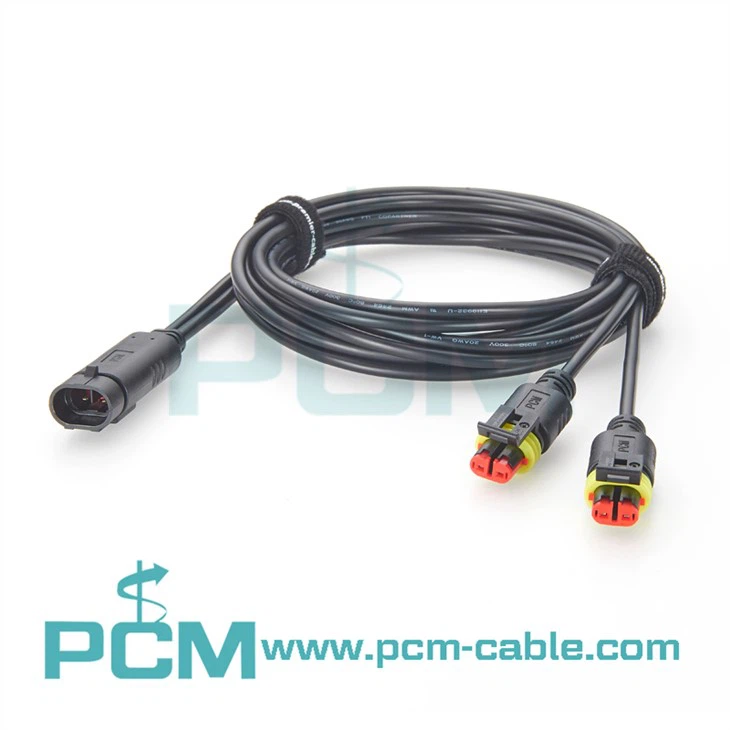 TYCO AMP SUPERSEAL 3-Pole Y Splitter With Cable