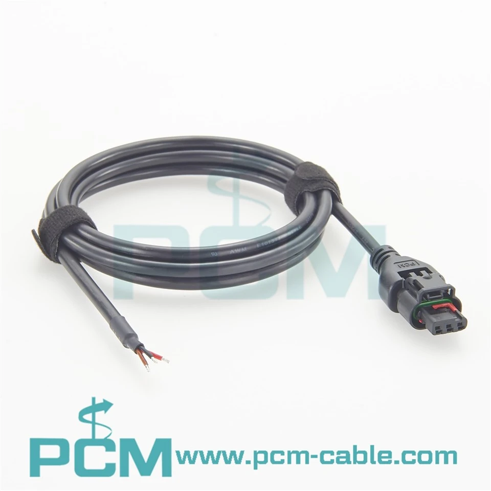 TE MCON 3 Pin Car Harness PU Pigtail Wire factory