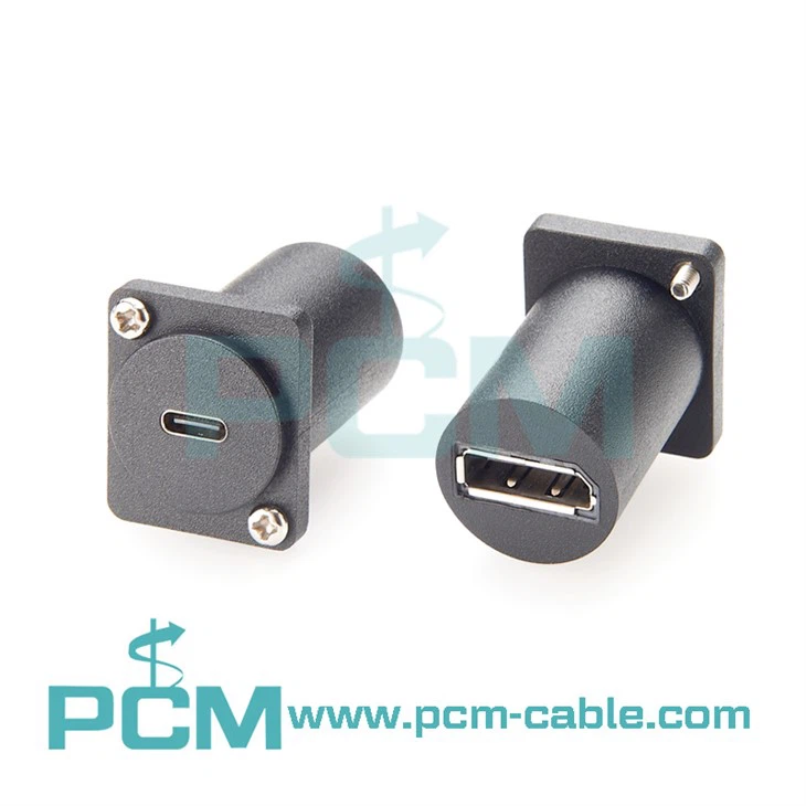 USB C To Displayport Feedthrough Connector