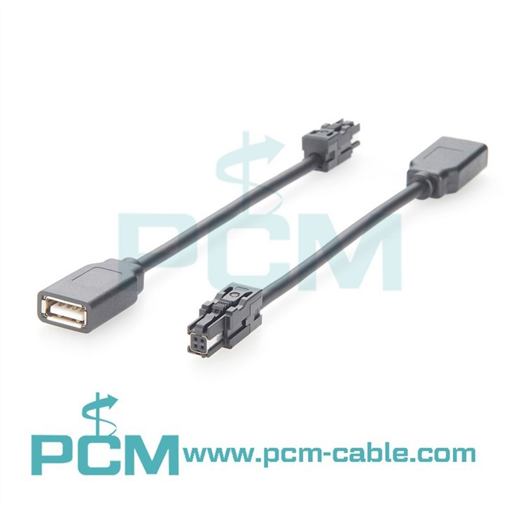 Automotive USB Extension Cable  USB Female to HSC