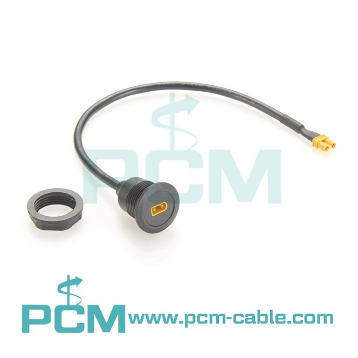 XT30 XT60 panel mount extension cable male to female